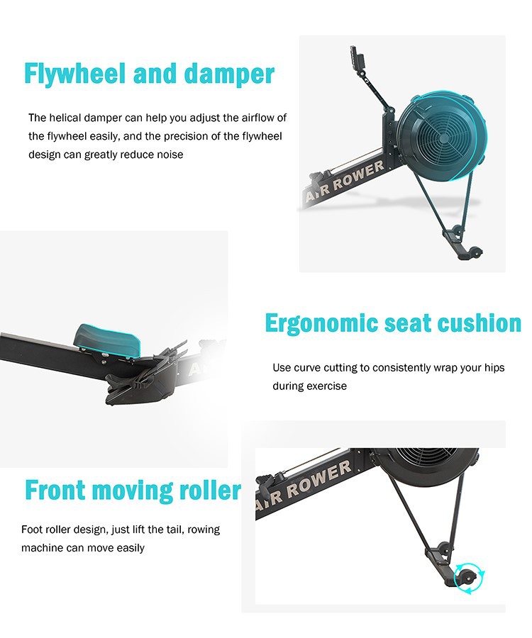 Professional body building row machine
